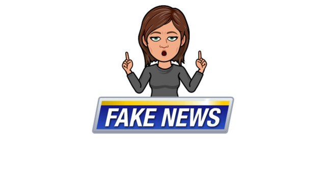 A bitmoji of Fake News