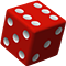 A red dice