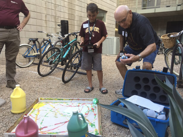 People using Sphero robots